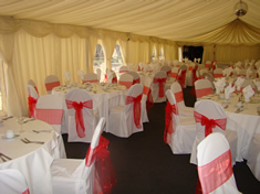 White Heather Chair Covers